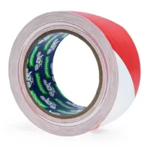 image of Ultratape 00225033RWUL Rhino Hazard Warning Tape Red White 50mm x 33m