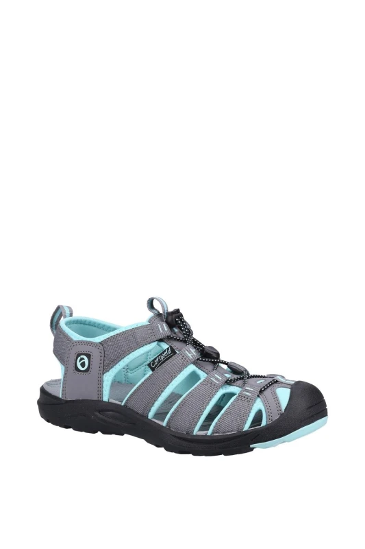 Image of Cotswold Womens Marshfield Sandal in Grey Size: 8 Grey Female 8