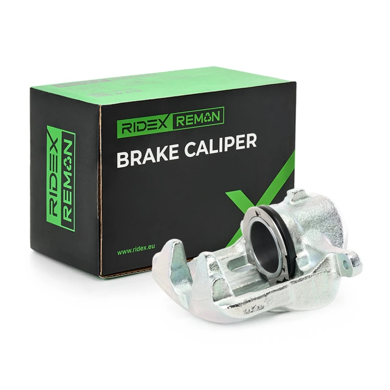 Image of RIDEX REMAN 78B0475R Brake caliper Front Axle, without holder Cast Iron, Grey Cast Iron Brake Caliper (78)