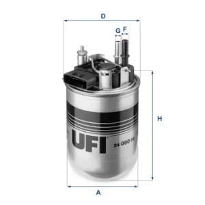 Image of 24.080.00 UFI Fuel Filter