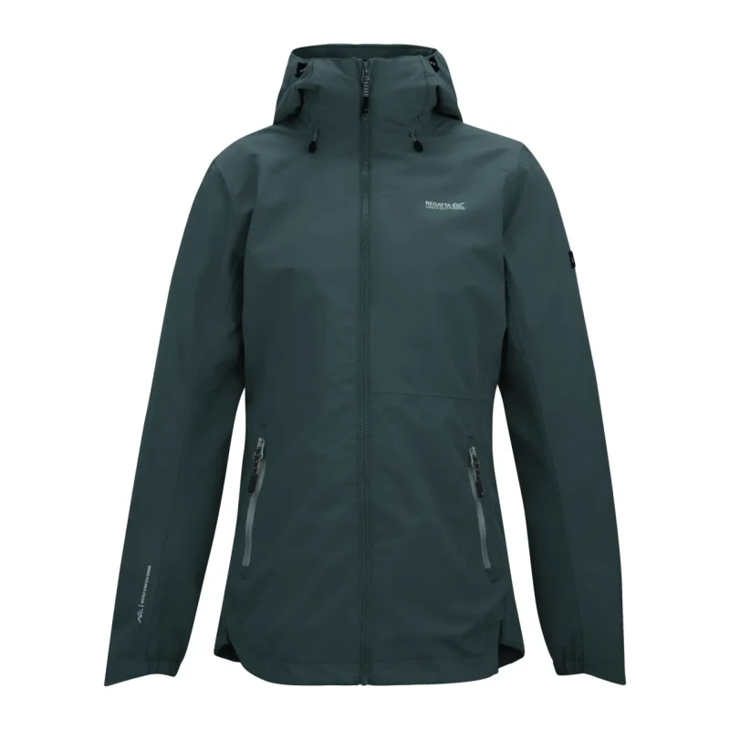 Image of Womens waterproof jacket Regatta Hamara IV Vert Female 40