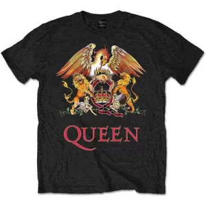 image of Queen - Classic Crest Kids 1 - 2 Years T-Shirt - Black