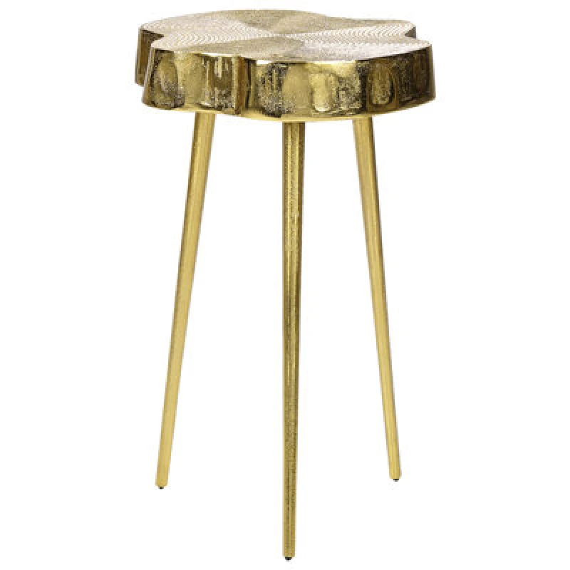 Image of Beliani Side Table Taupo Metal Gold