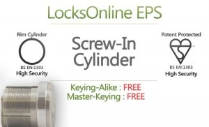 image of Locksonline EPS Screw-In Threaded Rim Cylinders