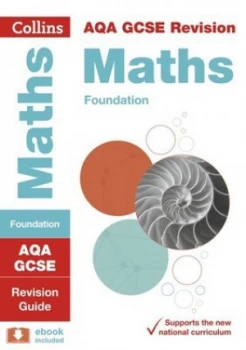 Image of Aqa Gcse Maths Foundation Tier Revision Guide by Collins UK Book