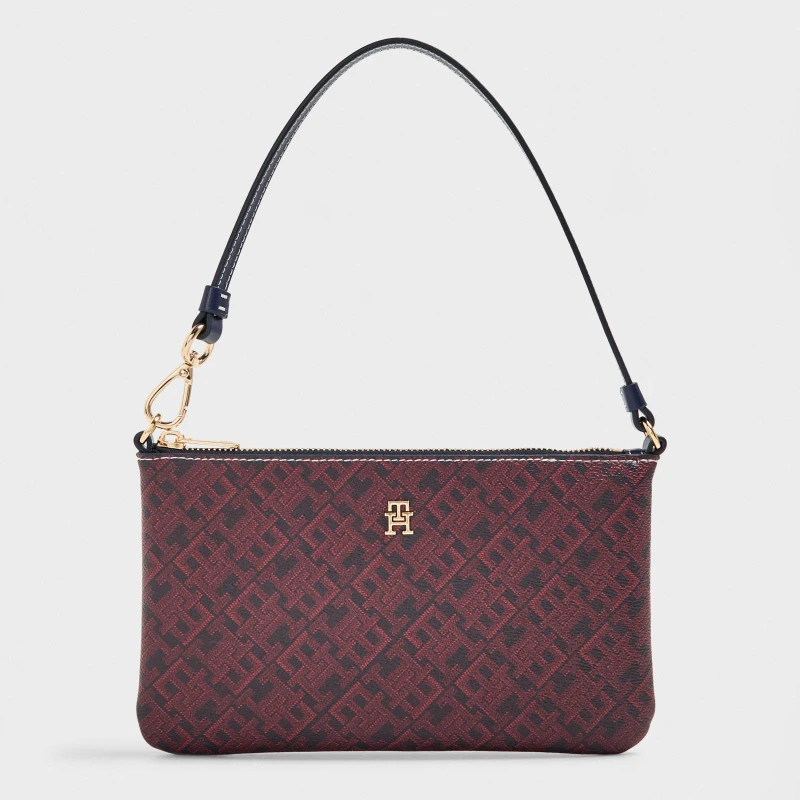 Image of Tommy Hilfiger Womens Icon Shoulder Bag Shoulder Bags One Size Blue 71153818000