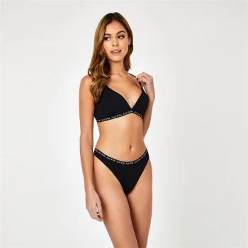 Image of Jack Wills Biddstone Strappy Bralette - Black