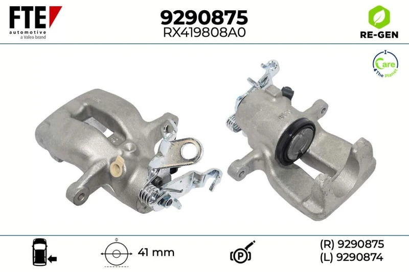 Image of Brake caliper FTE 9290875