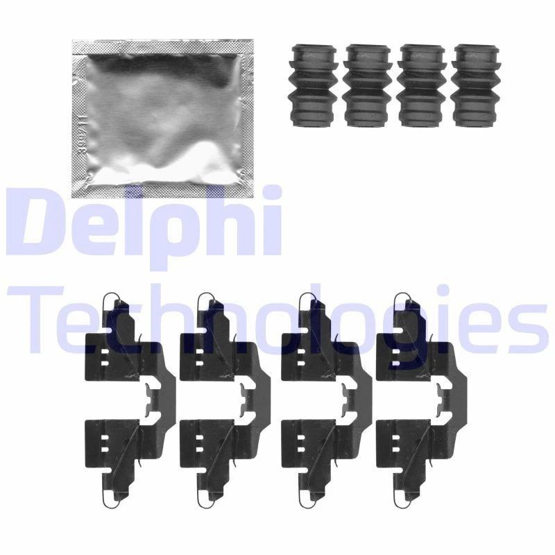 Image of DELPHI Brake pad fitting kit DELPHI LX0550