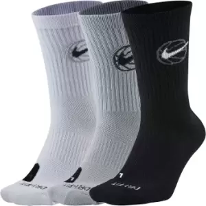 Image of nike ELITE CREW SOCKS, MULTI-COLOR