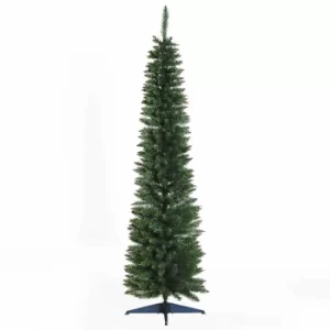 Image of Slim Green Artificial Christmas Tree 180cm