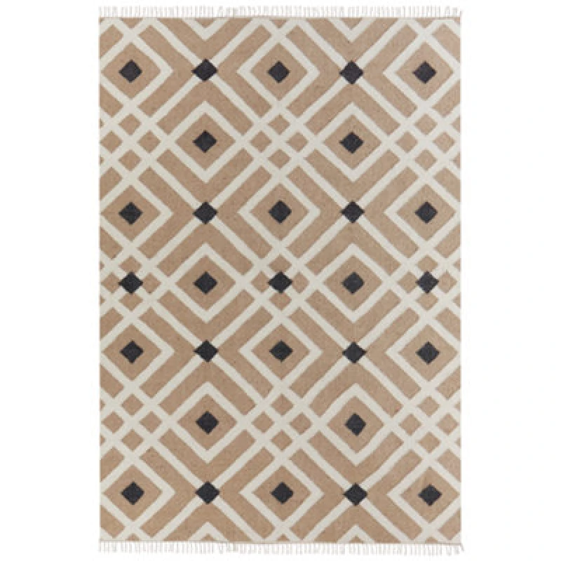 Image of Beliani Rug Esencik Beige 160 X 230 Cm Jute