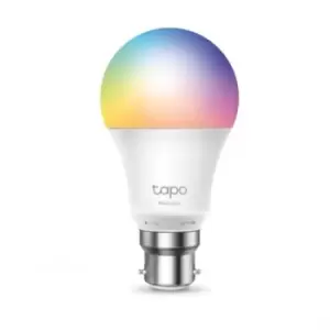 image of TP Link Tapo Smart WiFi Light Bulb Multicolor. Type: Smart bulb Product colour: White Interface: WiFi. Energy efficiency class: F Total power: 9 W Pow