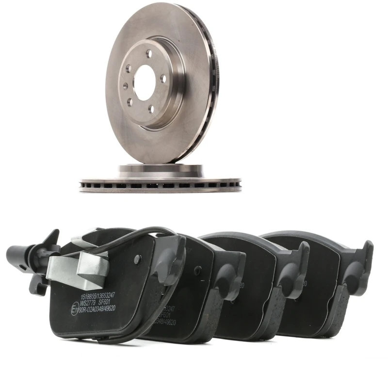 Image of RIDEX 3405B3415 Brake disc and pads set Front Axle, Brake Disc Type: Vented Brake Set,disc brakes (3405)