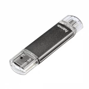 Image of Hama Laeta Twin 64GB USB Flash Drive