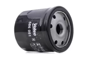 Image of VALEO Oil filter OPEL,FIAT,ALFA ROMEO 586051 0046808398,0060621890,0060810852 Engine oil filter 46808398,60621830,60621890,60810852,0046808398,7604770