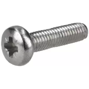 image of R-TECH 337090 Pozi Pan Head A2 Stainless Steel Screws M3 12mm - Pa...