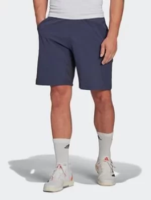 Image of adidas Ergo Tennis Shorts, Blue Size M Men