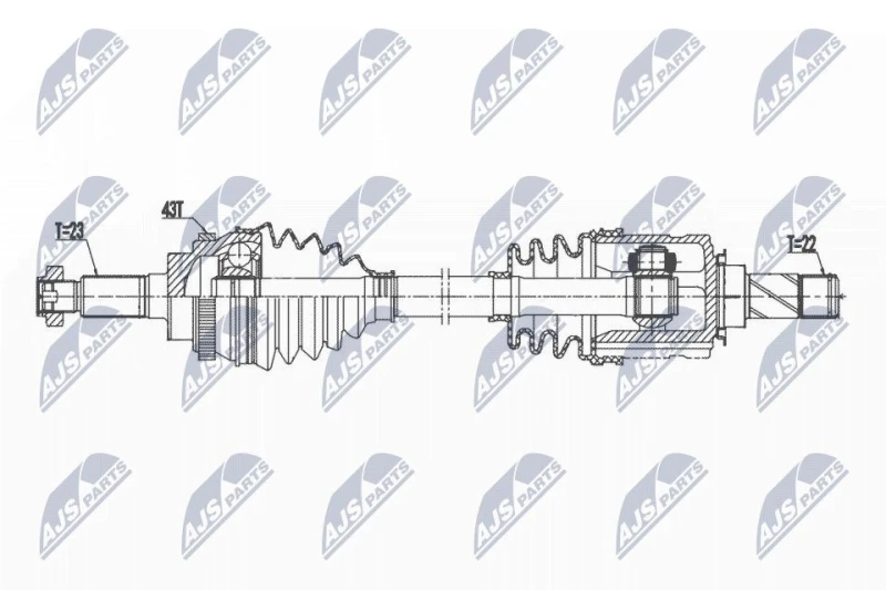 Image of NTY Drive shaft NTY NPW-PL-123