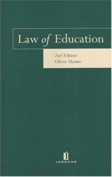 Image of Law of Education by Oliver Hyams Hardback