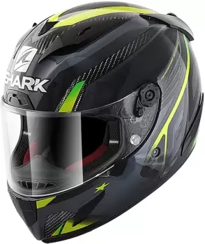 Image of Shark Race-R Carbon Pro Aspy Helmet, carbon-yellow Size M carbon-yellow, Size M