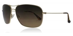 Image of Maui Jim Breezeway Sunglasses Gold Gold 63mm