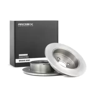 Image of RIDEX Brake disc Solid 82B0264 Brake rotor,Brake discs TOYOTA,COROLLA (ZZE12_, NDE12_, ZDE12_),COROLLA Kombi (_E12J_, _E12T_)