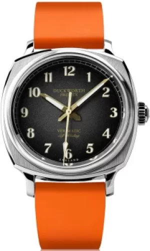 Image of Duckworth Prestex Watch Verimatic Black Fume Orange Rubber Limited Edition