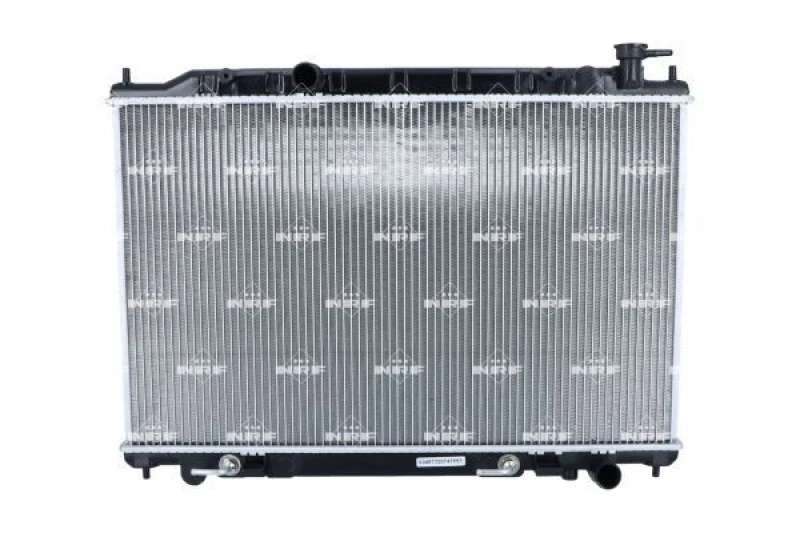 Image of NRF 53407 Engine radiator EASY FIT Brazed cooling fins, Aluminium, with mounting parts Aluminium Radiator,engine cooling (470)
