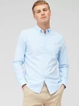 Image of Farah Brewer Shirt - Blue, Light Blue, Size 2XL, Men