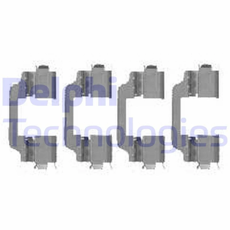 Image of DELPHI Brake pad fitting kit DELPHI LX0458