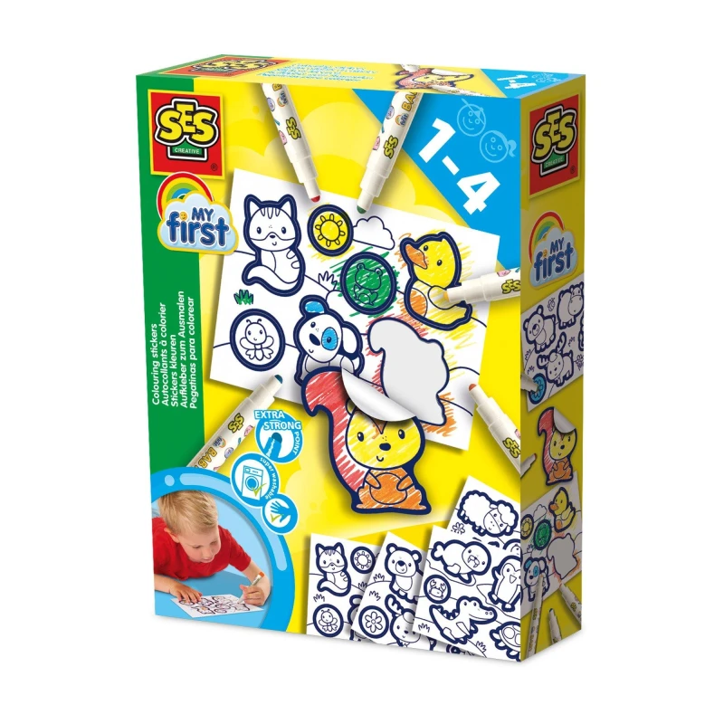 Image of SES Creative My first - Colouring stickers Multi unisex One Size