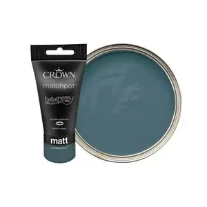 image of Crown Matt Emulsion Paint - Endeavour Tester Pot - 40ml