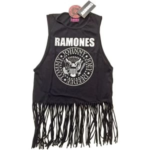 Image of Ramones - Vintage Presidential Seal Womens Large T-Shirt - Black