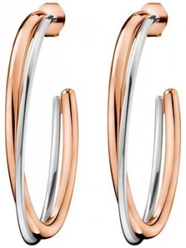 Image of Calvin Klein Ladies Double Rose Gold & Silver Stainless Jewellery