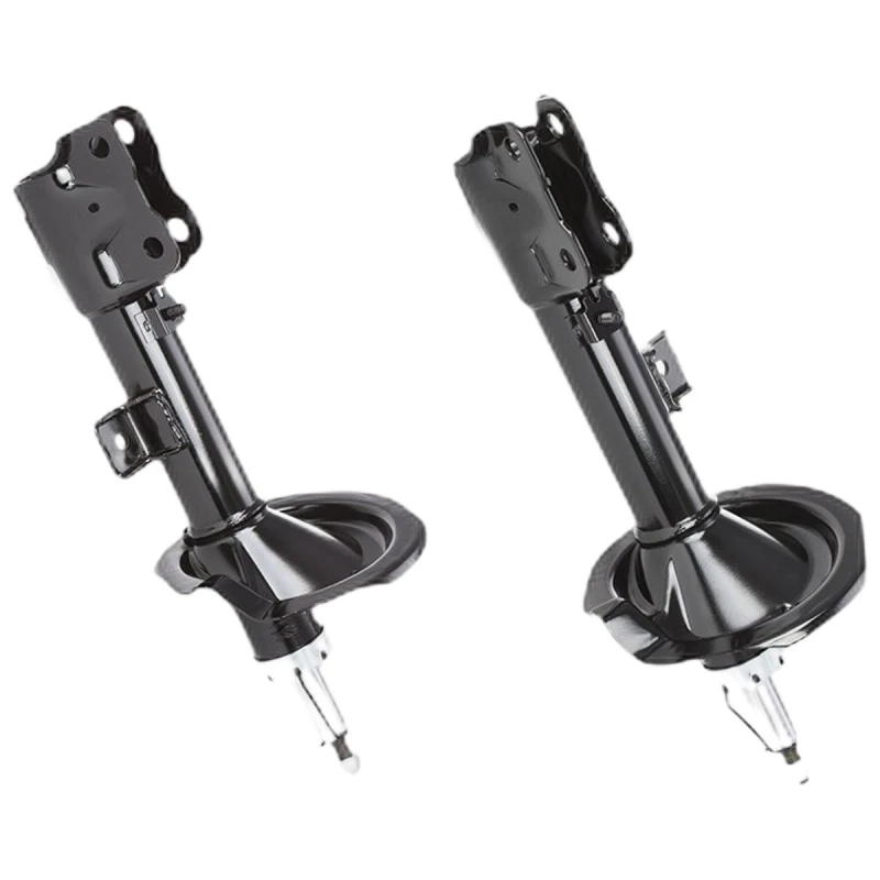 Image of RIDEX 854S19343 Shock absorber Front Axle Left, Gas Pressure, Twin-Tube, Suspension Strut, Top pin Shock Absorber (854)
