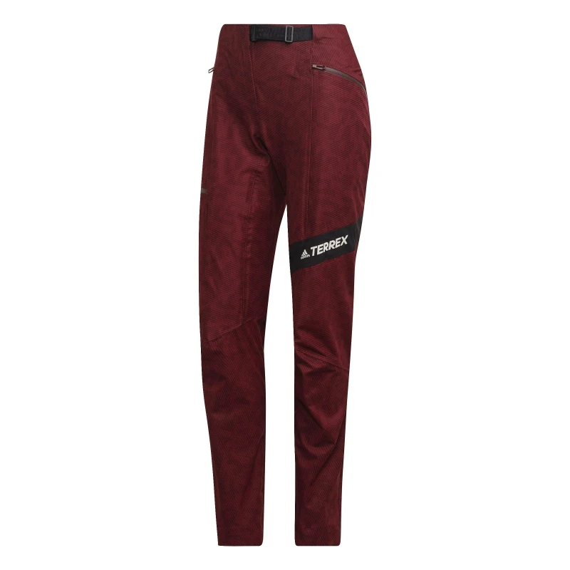 Image of adidas Terrex Techrock RAIN.RDY Walking Trousers Womens - Red Red 22