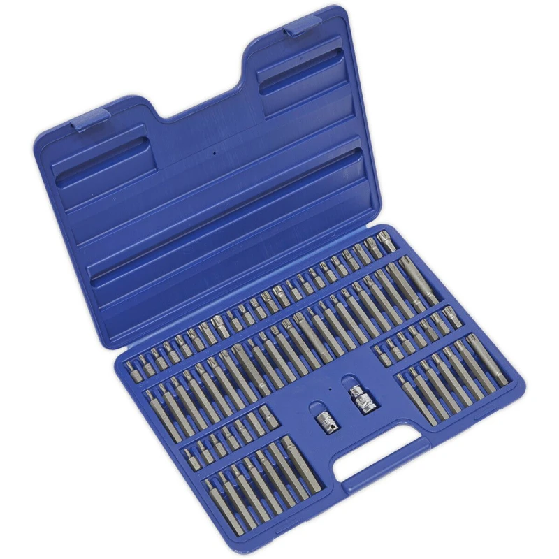 Image of Loops 74pc TRX-Star SECURITY / Hex / Spline / Ribe Socket Bit Set - 3/8" 1/2" Sq Drive Multi