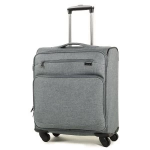 Image of Rock Luggage Madison 4 Wheel Cabin Grey Suitcase