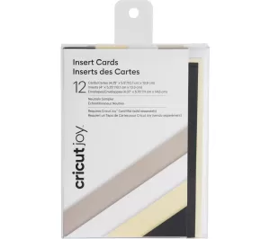 Image of CRICUT Joy Insert Cards - Neutrals
