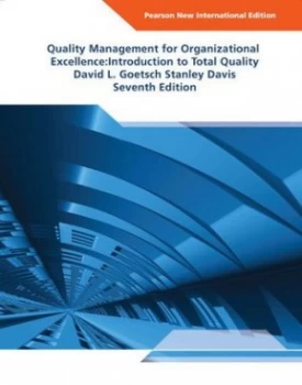 Image of Quality Management for Organizational Excellence by David L. Goetsch Paperback