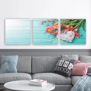 Image of P721545 Multicolor Decorative Canvas Painting (3 Pieces)