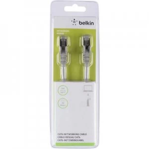 Image of Belkin RJ45 Network cable, patch cable CAT 6 S/FTP 5m Grey incl. detent