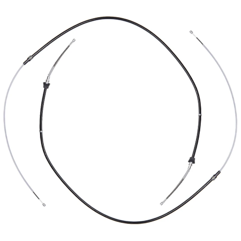 Image of RIDEX 124C1085 Brake Cable Rear, 1580/918+1580/918mm Cable,parking brake (124)