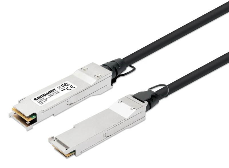 Image of Intellinet 0.5m 40G QSFP+ Passive Direct Attach Copper Twinax Cable 30