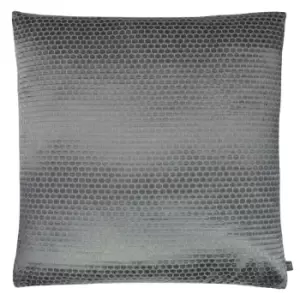 image of Prestigious Textiles Emboss Polyester Filled Cushion Cotton Sterling