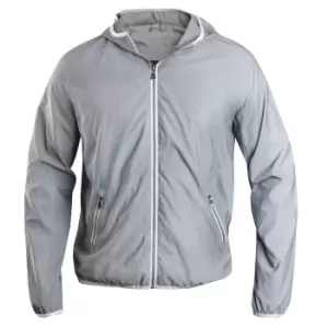 Image of Clique Unisex Adult Hardy Reflective Hooded Jacket (L) (Grey)