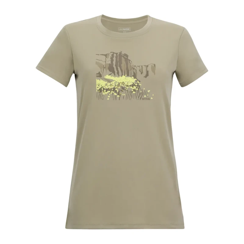 Image of Womens T-Shirt Regatta Fingal Marron Female 38