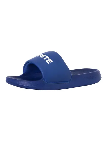 Image of Lacoste Serve 1.0 124 2 CMA Sliders Blue/Blue 8 UK