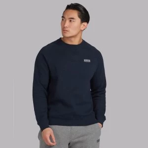 Image of Barbour International Mens Essential Crew Sweatshirt - Traditional Navy - M